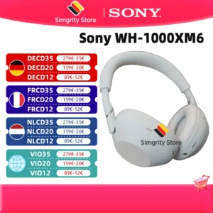 Sony WH-1000XM6 – Najlepsze bezprzewodowe słuchawki nauszne z redukcją hałasu