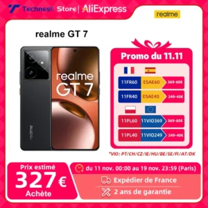 Wersja globalna realme GT 7 5G – AI Smartfon