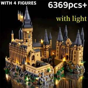 Kreatywny średniowieczny magiczny zamek MOC Micro Bricks