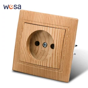 Gniazdo elektryczne WESA Wood 16A Standard UE