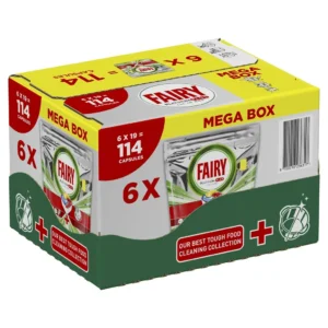 Fairy Platinum Plus All in One Yellow Tabletki do zmywarki 6 x 19 szt.