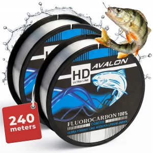 Zestaw żyłek wędkarskich Avalon Fluorocarbon